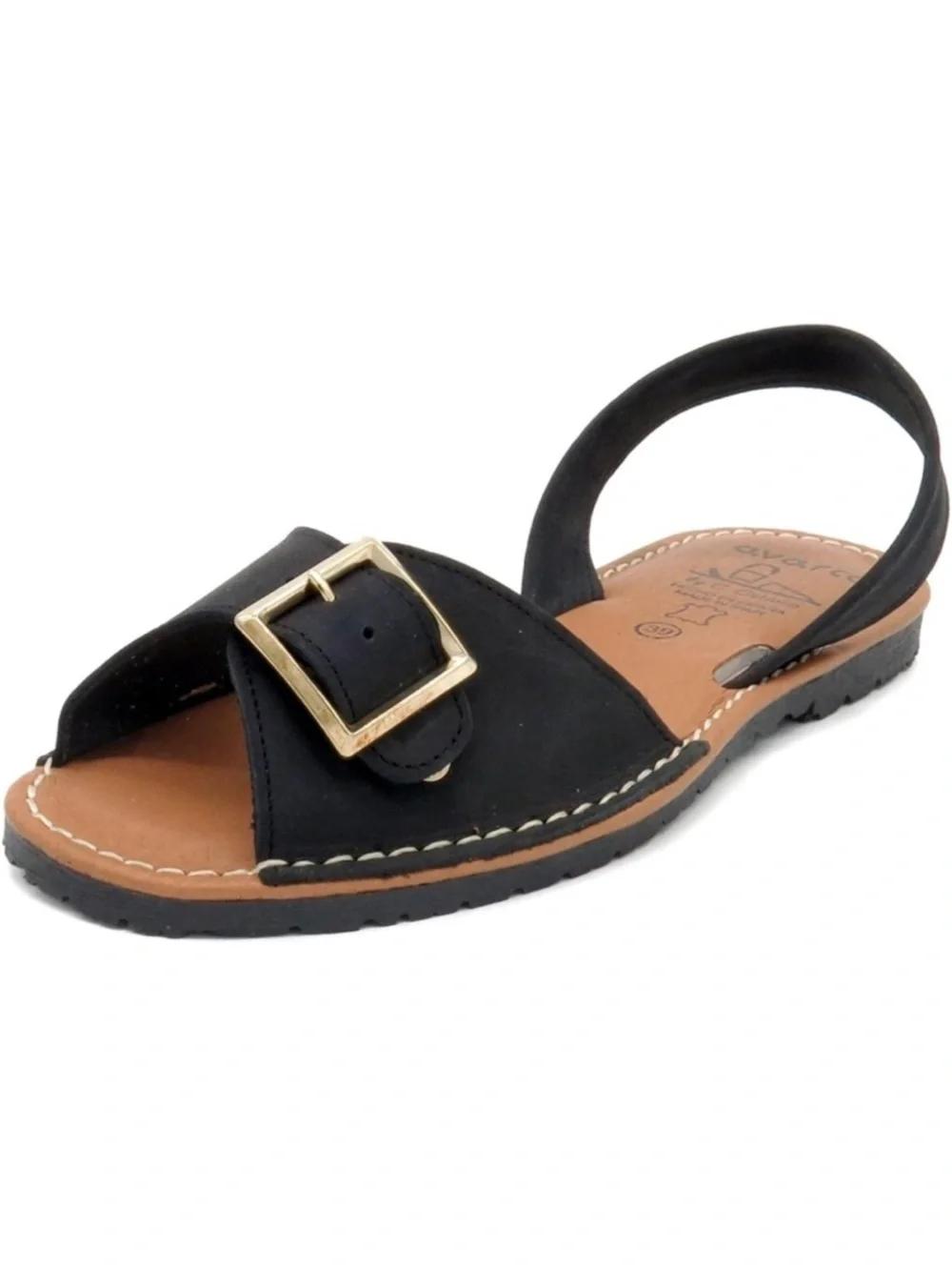 Avarca Menorquina Sandals 9 Nubuck Leather Buckle Coastal Euro Summer